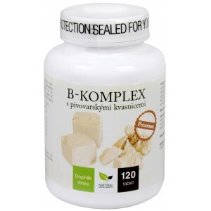 Natural Medicaments B-komplex s pivovarskými kvasnicemi Premium 120 tablet