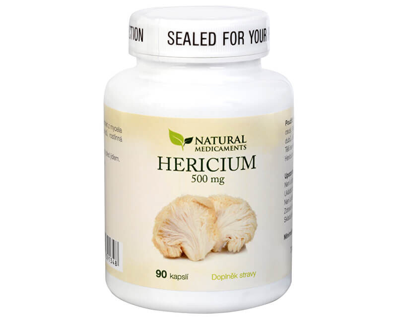Natural Medicaments Hericium 500 mg 90 kapslí
