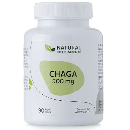 Natural Medicaments Chaga 500 mg 90 kapslí