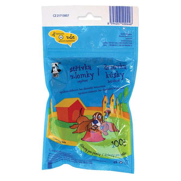 Pochoutka sušená MAPES střívka zlomky  100 g