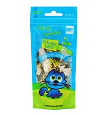 Pochoutka lososové lupínky se šantou kočičí MAPES 30g