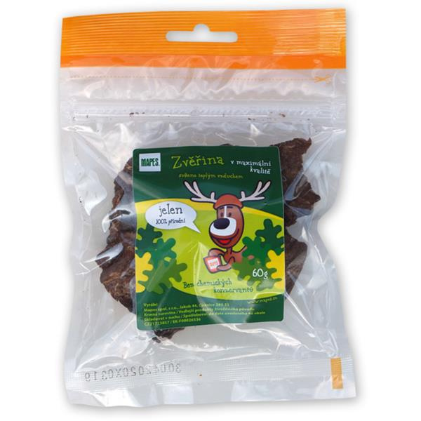 Pochoutka sušená MAPES Zvěřina jelen 60 g