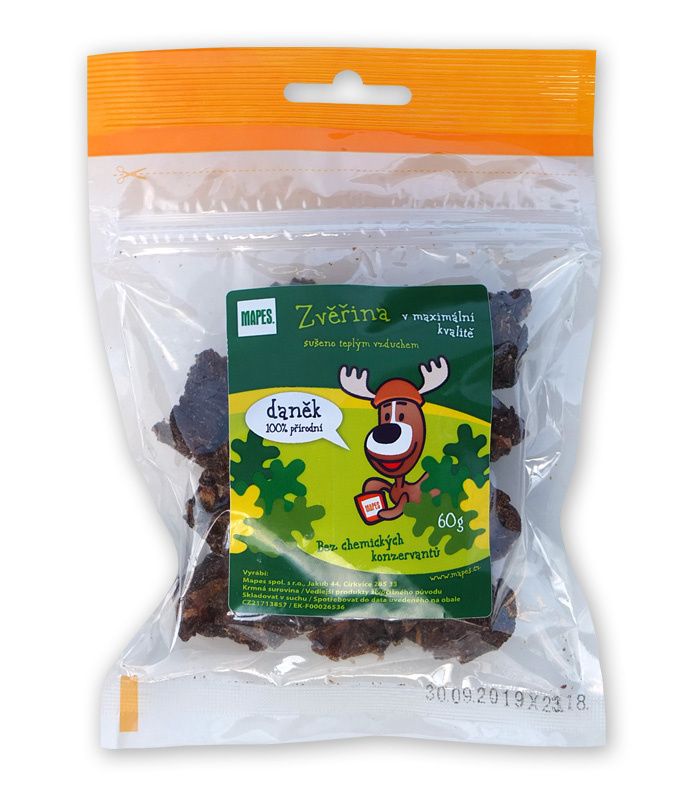 Pochoutka sušená MAPES Zvěřina daněk 60 g