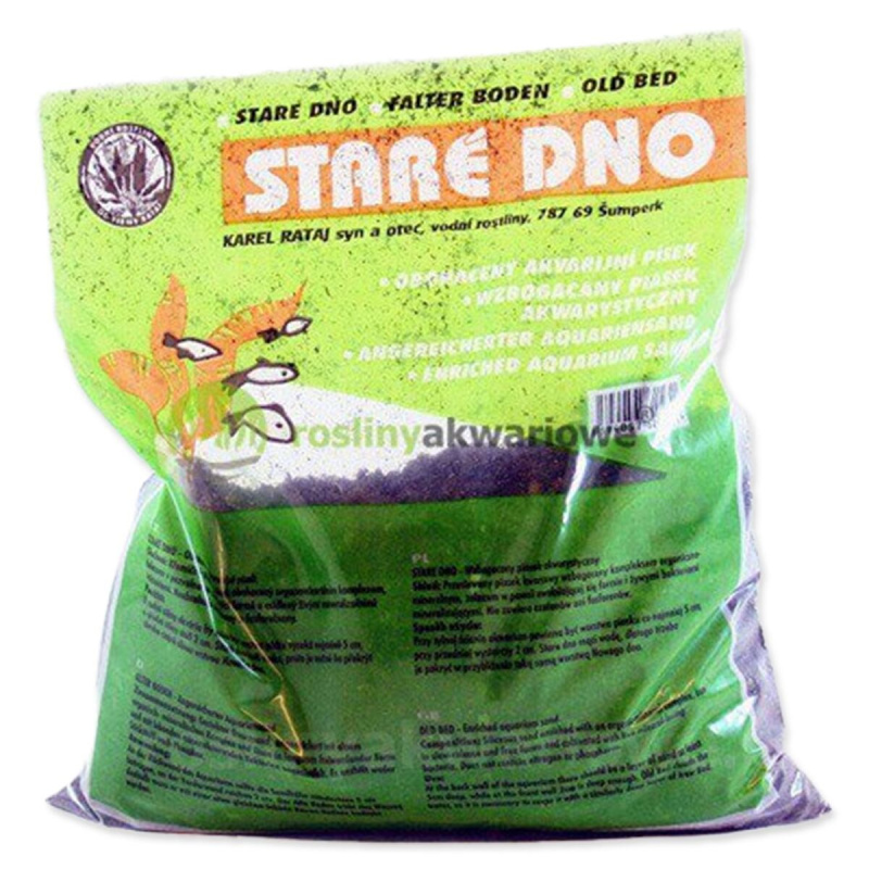 Substrát Rataj Staré dno akvarijní 2l