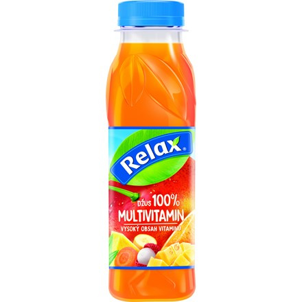 Relax Multivitamin 100 % džus 12 x 300 ml PET