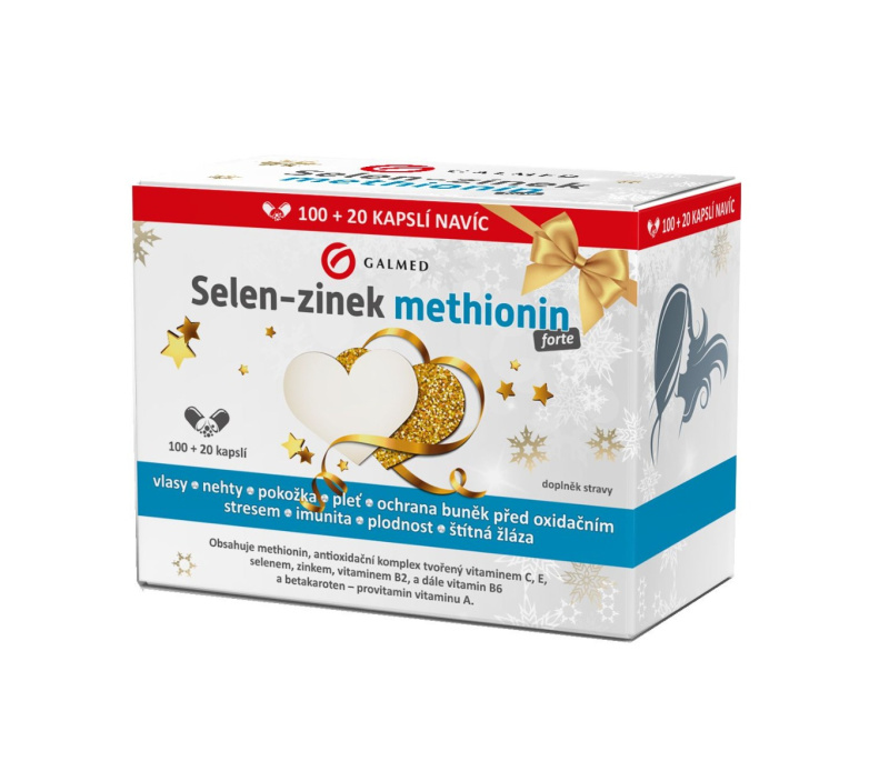 Galmed Selen-zinek-methionin forte 100+20 kapslí