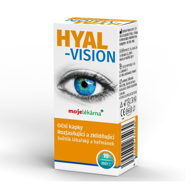 Hyal-vision oční kapky zklidňující 10ml Moje lékárna