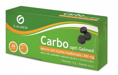 Galmed Carbo medicinalis Opti 300 mg 20 tablet