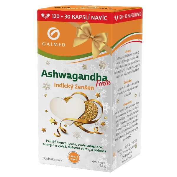VB GAL Ashwagandha forte ind.ženšen cps 120+30