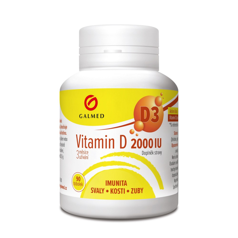 Galmed Vitamin D 2000 IU 90 tobolek
