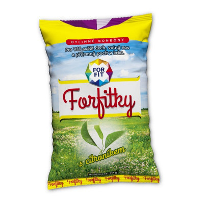 Forfitky s citroníkem 30g bylinné bonbóny