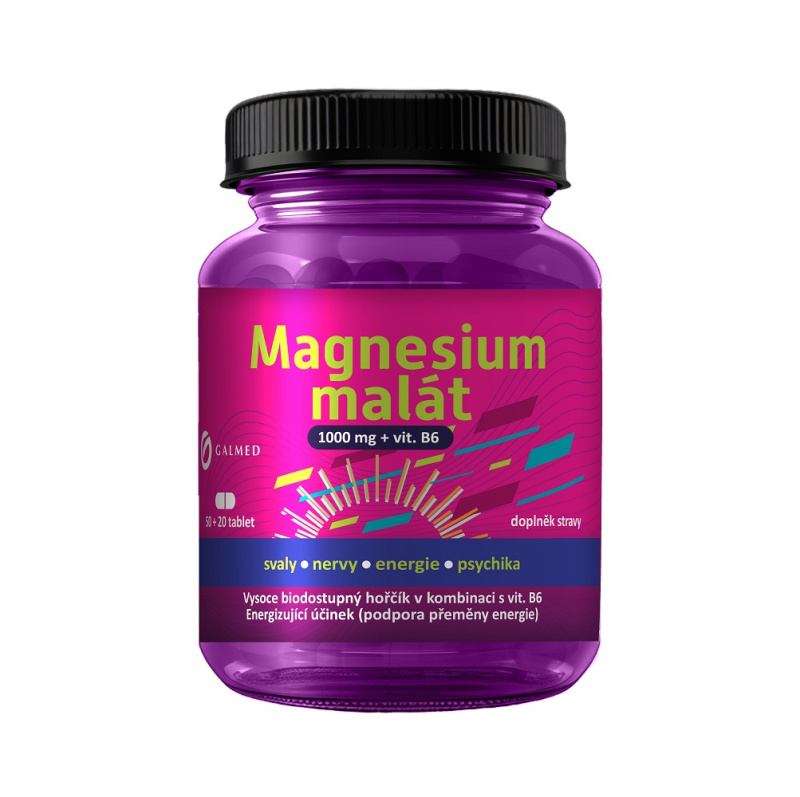 Galmed Magnesium malát 50+20 tablet
