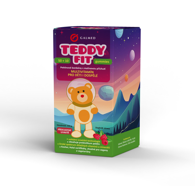 TeddyFit gummies 50+10ks ASTRONAUT