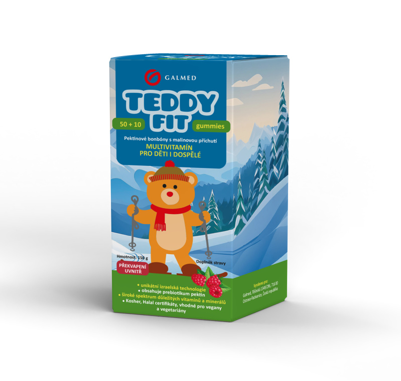 TeddyFit gummies 50+10ks LYŽAŘ
