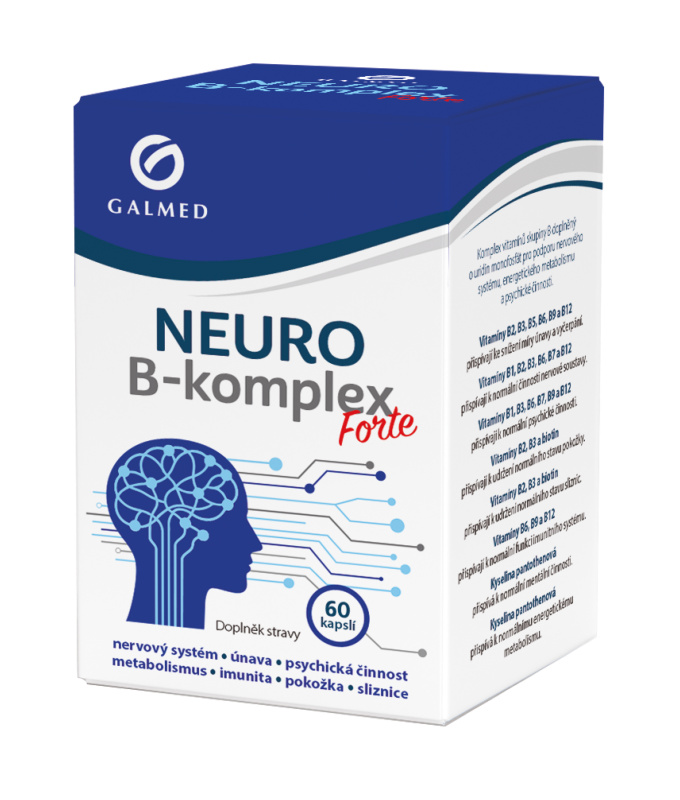 NEURO B-komplex forte Galmed cps 60