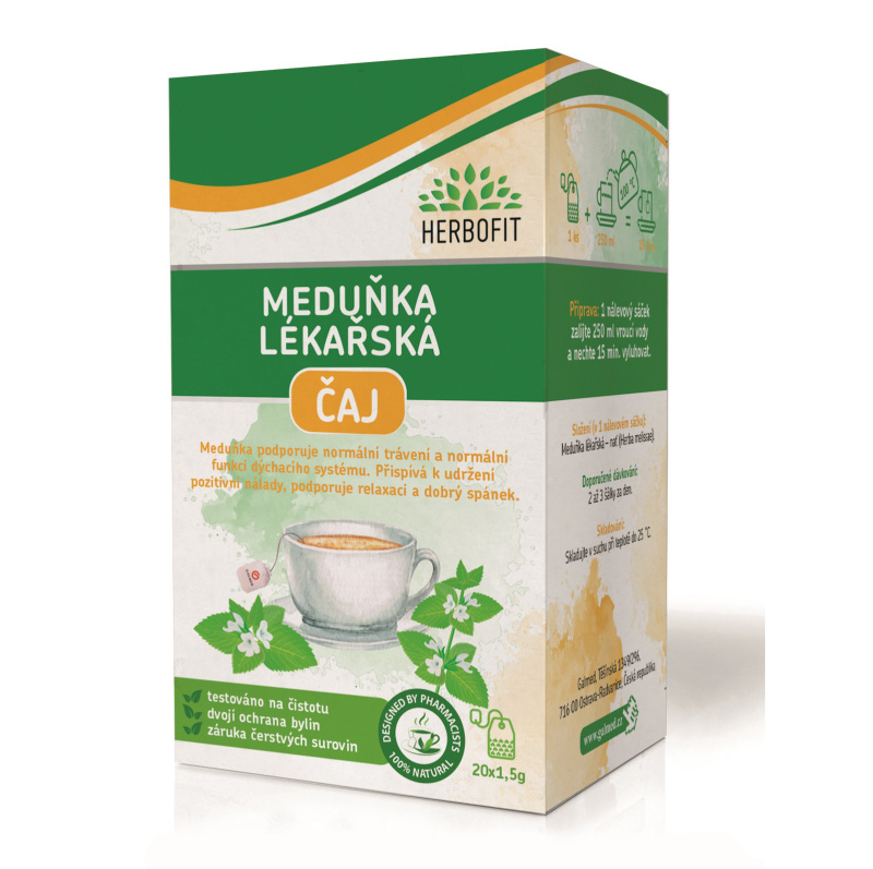 Herbofit Bylinný čaj Meduňka 20x1.5g