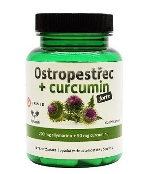 Galmed Ostropestřec forte + curcumin 60 kapslí