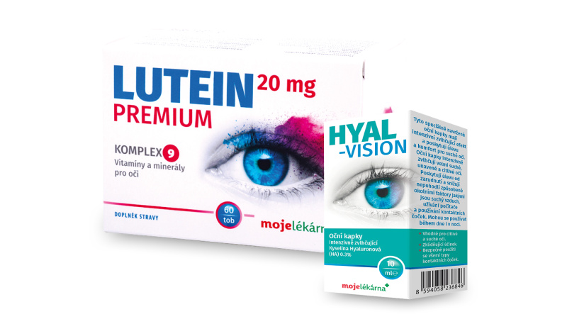 Lutein Prem.cps 60+Hyal Vision  Moje lékárna