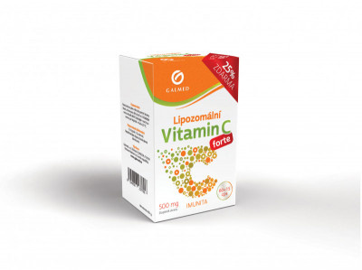 Galmed Vitamín C lipozomální forte 500 mg 60+15 kapslí