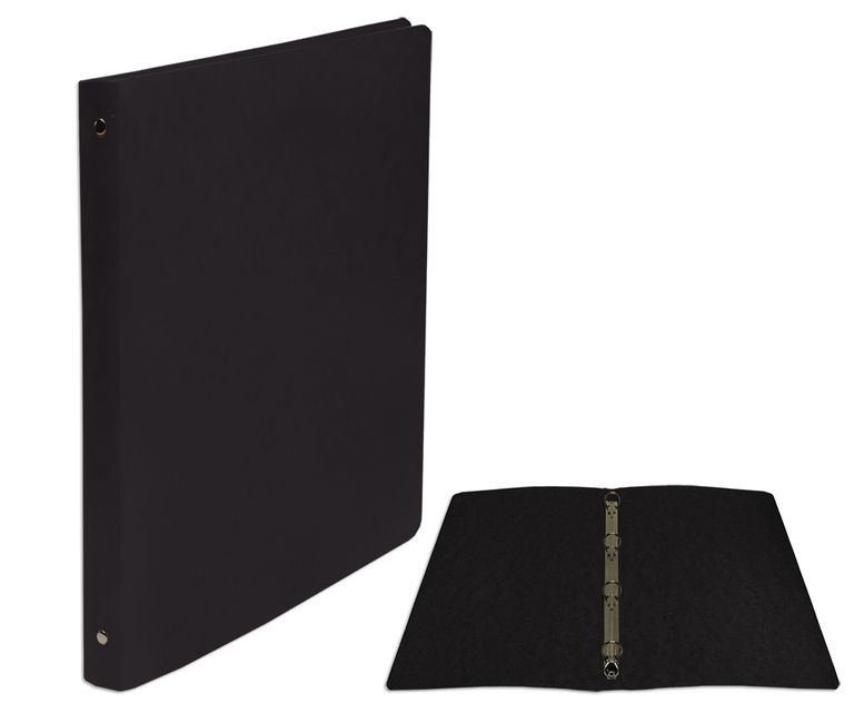 CAESAR OFFICE Pořadač 4-kroužkový A4 2,5 cm ColorLine prešpán - černý