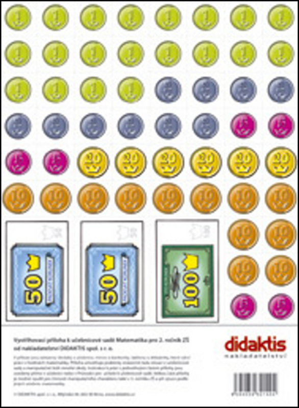 Vystřihovací příloha k učebnici Matematiky (2. roč. ZŠ) Didaktis