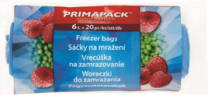 PRIMAPACK Sáčky na mražení 6 l 20 kusů