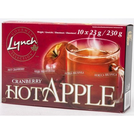 Horká brusinka - směs pro přípravu horkého nápoje - 10 x 23 g