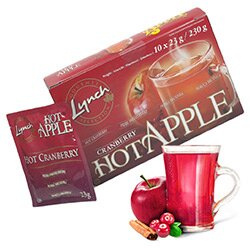 Horká brusinka - směs pro přípravu horkého nápoje - 10 x 23 g