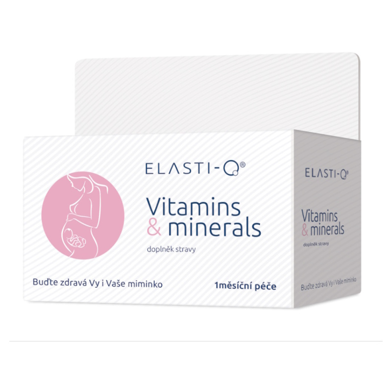 Elasti-Q Vitamins & Minerals s postupným uvolňováním, 30 tablet