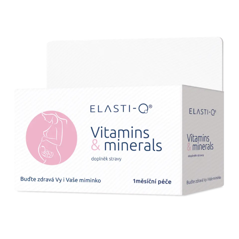 Elasti-Q Vitamins & Minerals s postupným uvolňováním, 30 tablet