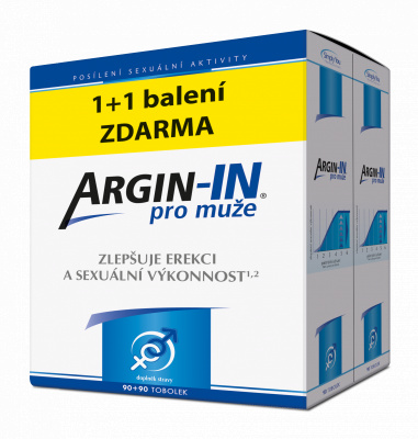ArginMax Argin-IN pro muže tob.90 + Argin-IN tob.90 ZDARMA