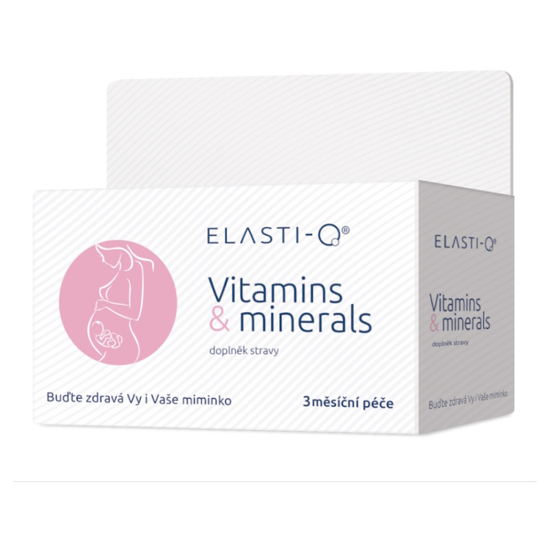 Elasti-Q Vitamins & Minerals s postupným uvolňováním, 90 tablet