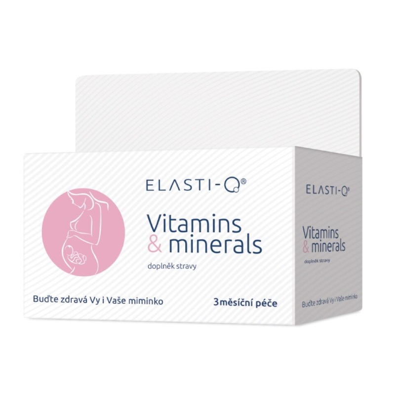 Elasti-Q Vitamins & Minerals s postupným uvolňováním, 90 tablet