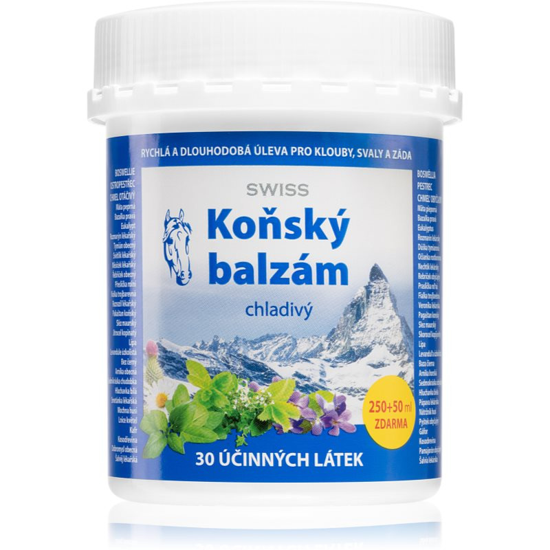 Koňský balzám SWISS chladivý, 250 + 50 ml