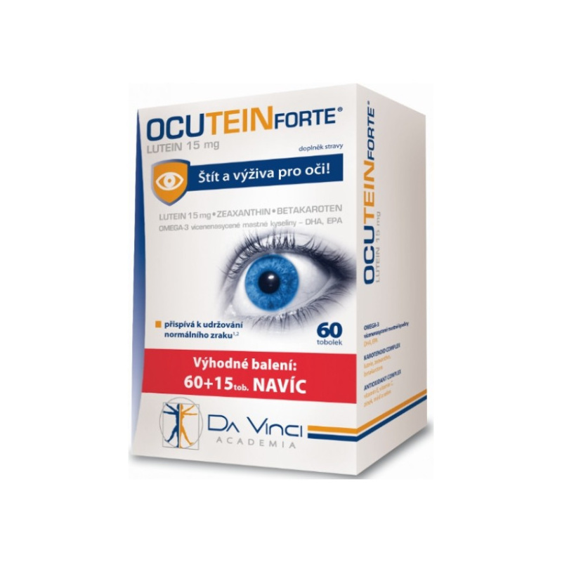 Da Vinci Academia Ocutein FORTE Lutein 15 mg, 60+15 tobolek