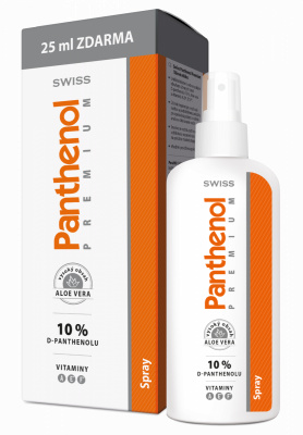 Panthenol SWISS Panthenol 10% Swiss PREMIUM sprej, 150+25ml zdarma
