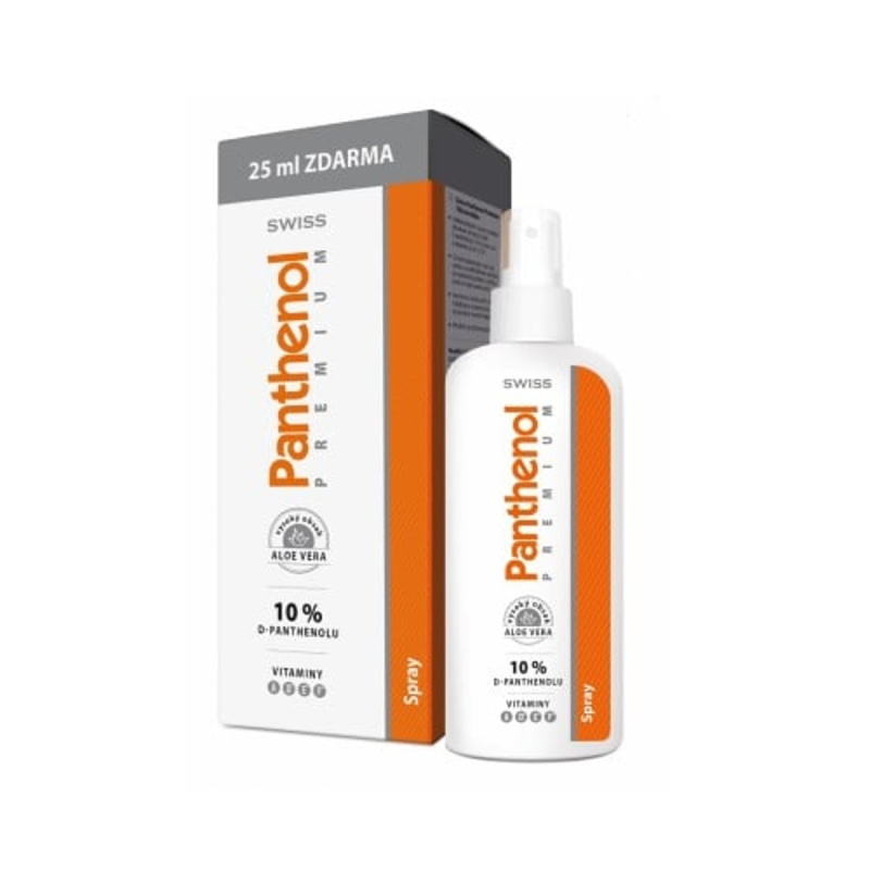 Panthenol SWISS Panthenol 10% Swiss PREMIUM sprej, 150+25ml zdarma
