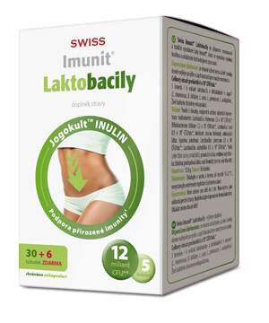 Imunit Laktobacily SWISS, 30+6 tobolek zdarma