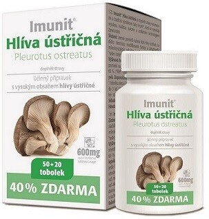 Imunit Hlíva ústřičná, 50+20 tobolek zdarma
