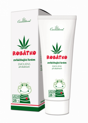 Cannaderm Robátko zvlhčující krém při ekzému, 75 ml