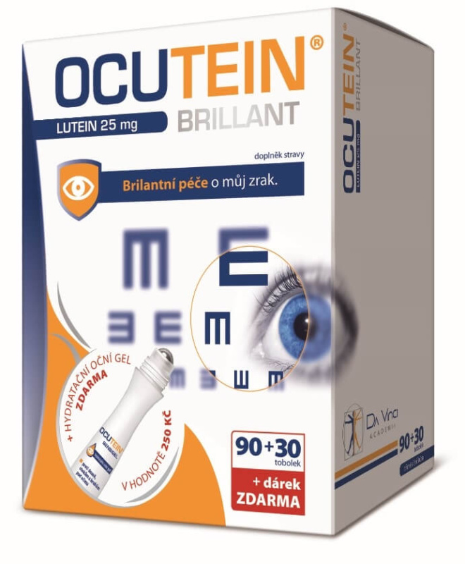 Da Vinci Academia Ocutein Brillant Lutein 25 mg 90+30 tobolek + dárek