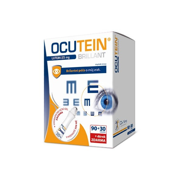 Da Vinci Academia Ocutein Brillant Lutein 25 mg 90+30 tobolek + dárek