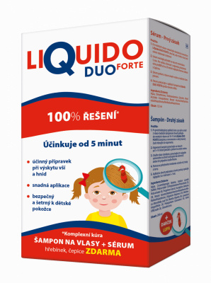LiQuido DUO Forte šampon na vši, 200ml + sérum