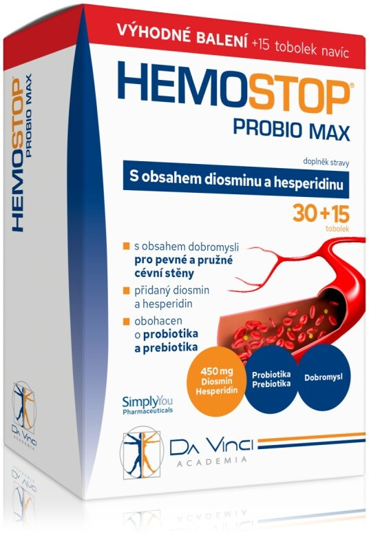 Da Vinci Academia Hemostop Probio MAX, 30+15 tob.