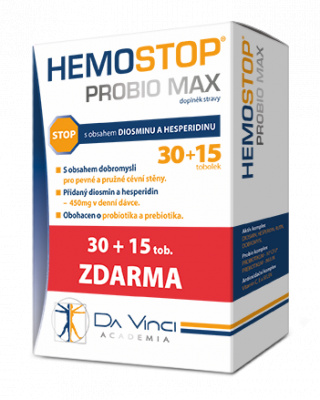 Da Vinci Academia Hemostop Probio MAX, 30+15 tob.