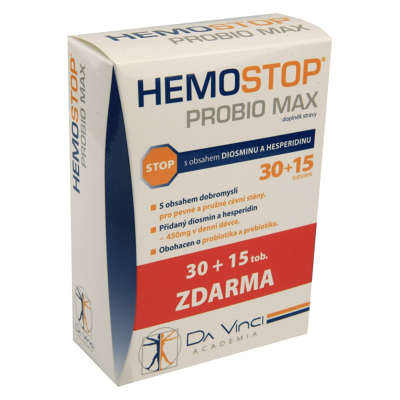 Da Vinci Academia Hemostop Probio MAX, 30+15 tob.