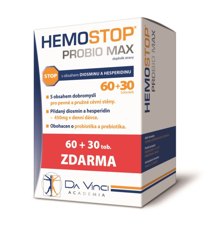 Da Vinci Academia Hemostop Probio MAX, 60+30 tob.