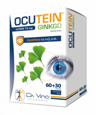 Da Vinci Academia Ocutein Ginkgo Lutein 15 mg, 60+30 tobolek