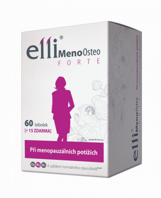 Elli MenoOsteo FORTE, 60+15 tablet zdarma