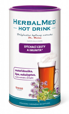 Dr. Weiss HerbalMed Hot Drink- dýchací cesty a imunita, 180 g
